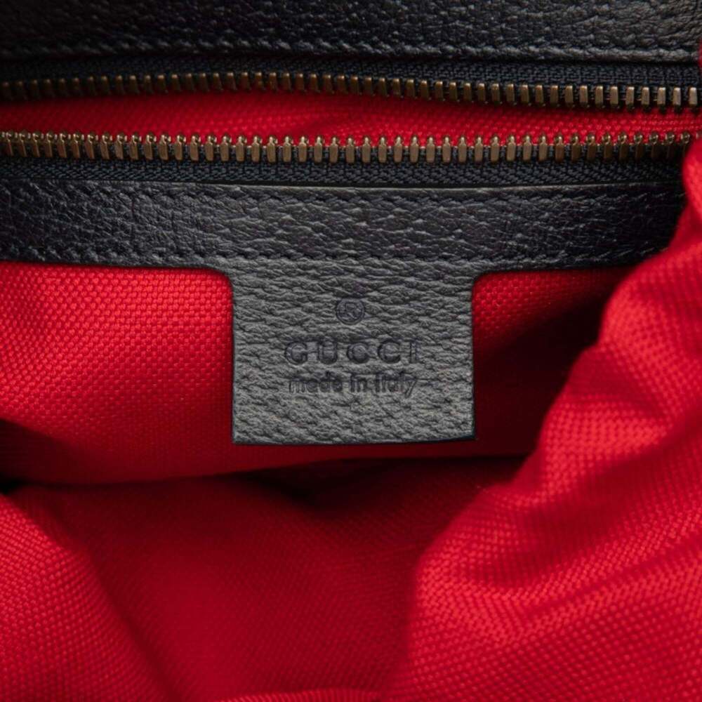 GUCCI Red Leather Backpack - Picture 5 of 7